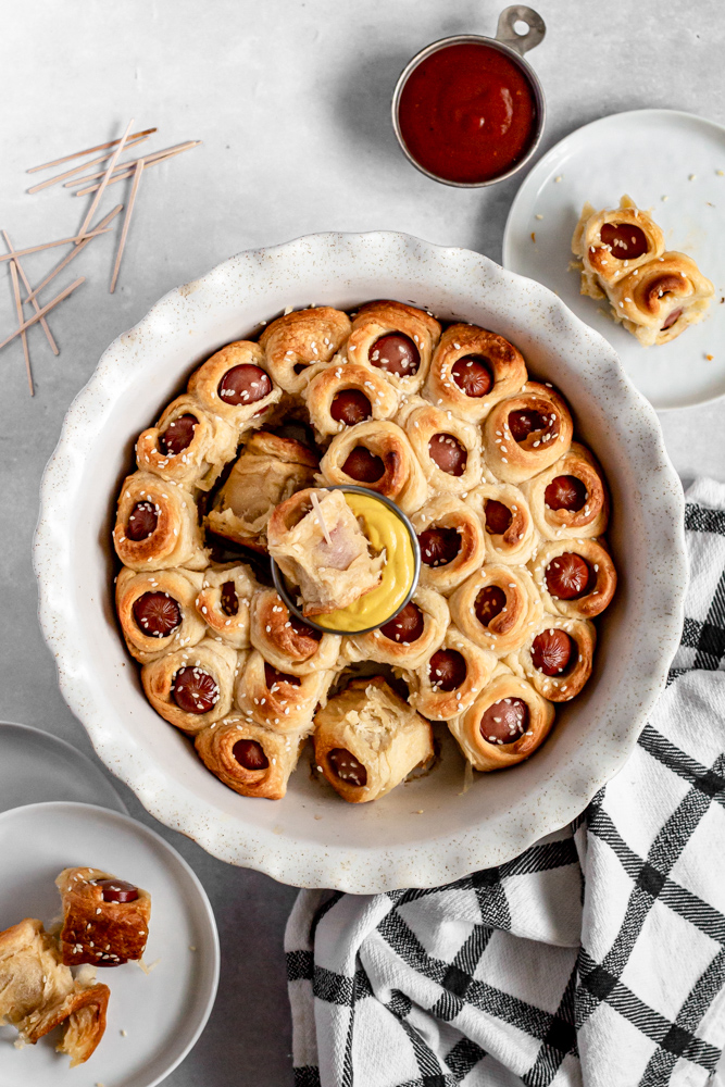 Healthyish Mini Pigs in a Blanket Blossom